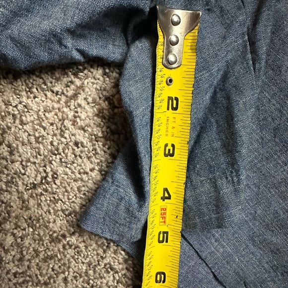 Merona Blue Bermuda Shorts Relaxed Fit-Cotton NWT - Picture 6 of 7